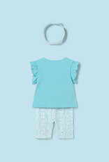 Mayoral Capri Blue Capri w/Headband Set