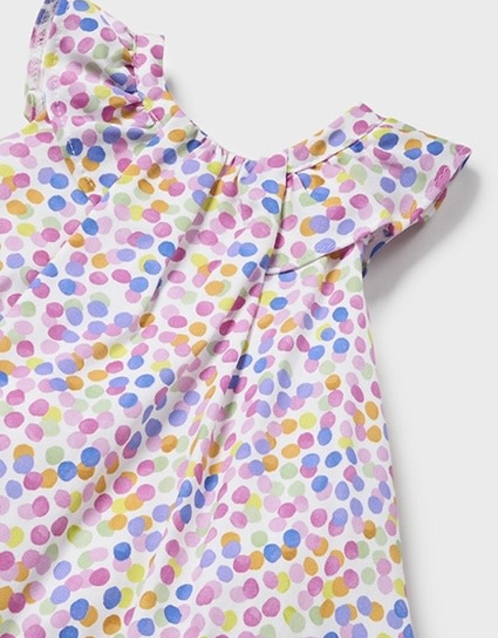 Mayoral Juicy Pink Satin Dress