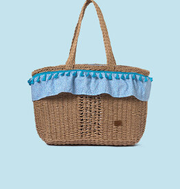 Mayoral Capri Blue Beach Bag