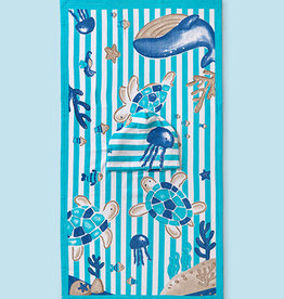 Mayoral Capri Blue Hooded Towel