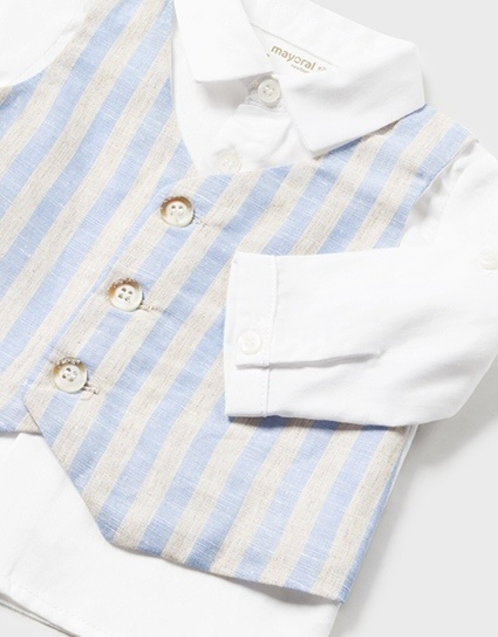 Mayoral Niagara Blue Shorts w/Vest Set