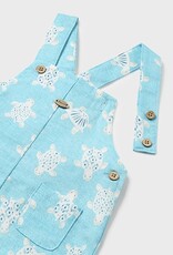 Mayoral Capri Blue Overall w/Hat Set