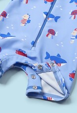 Mayoral Atlantis Bathing bodysuit w/ hat