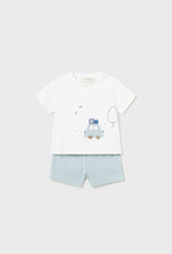 Mayoral Glass Blue 4 pieces knit set