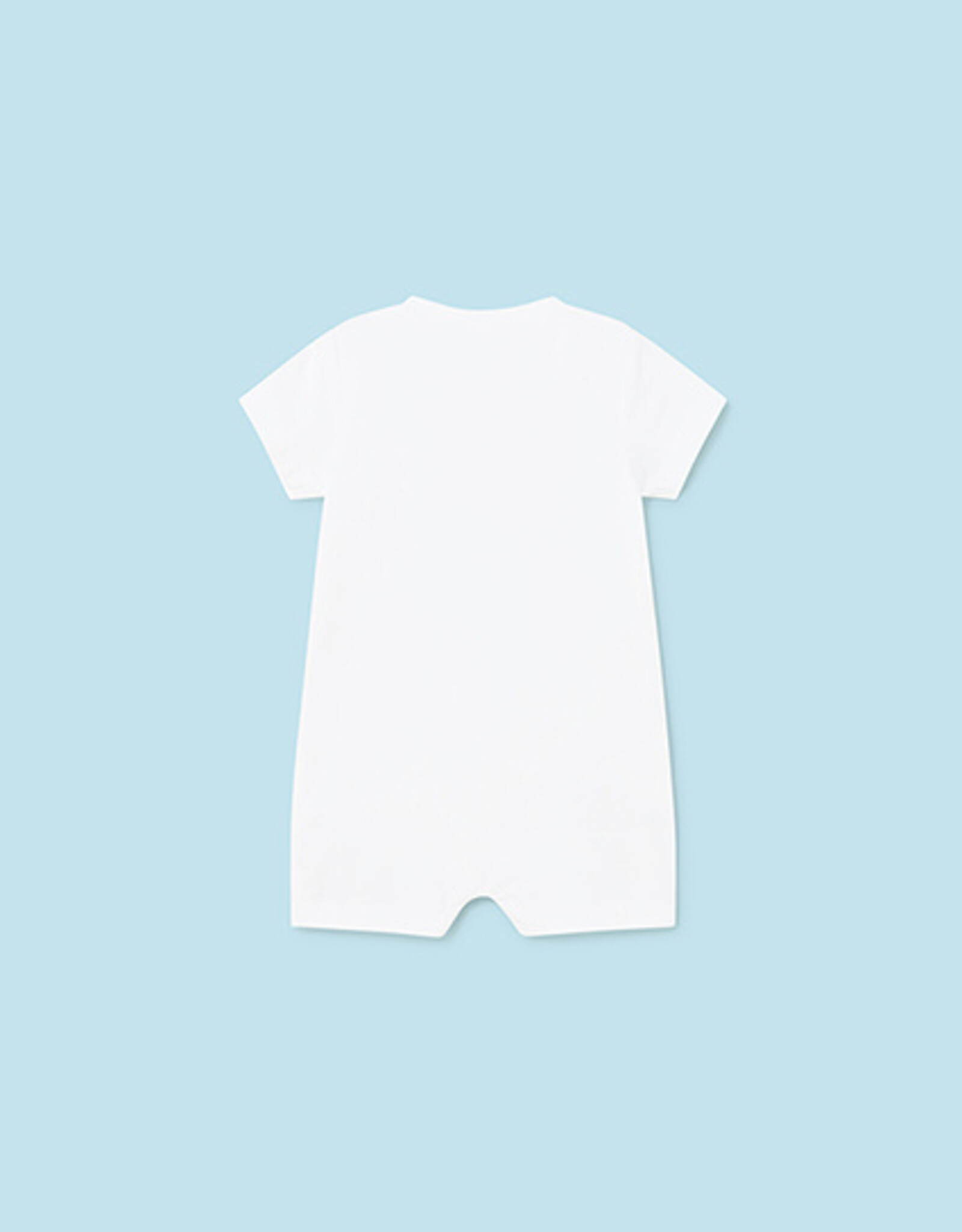 Mayoral Fishy Capri Blue Short Romper