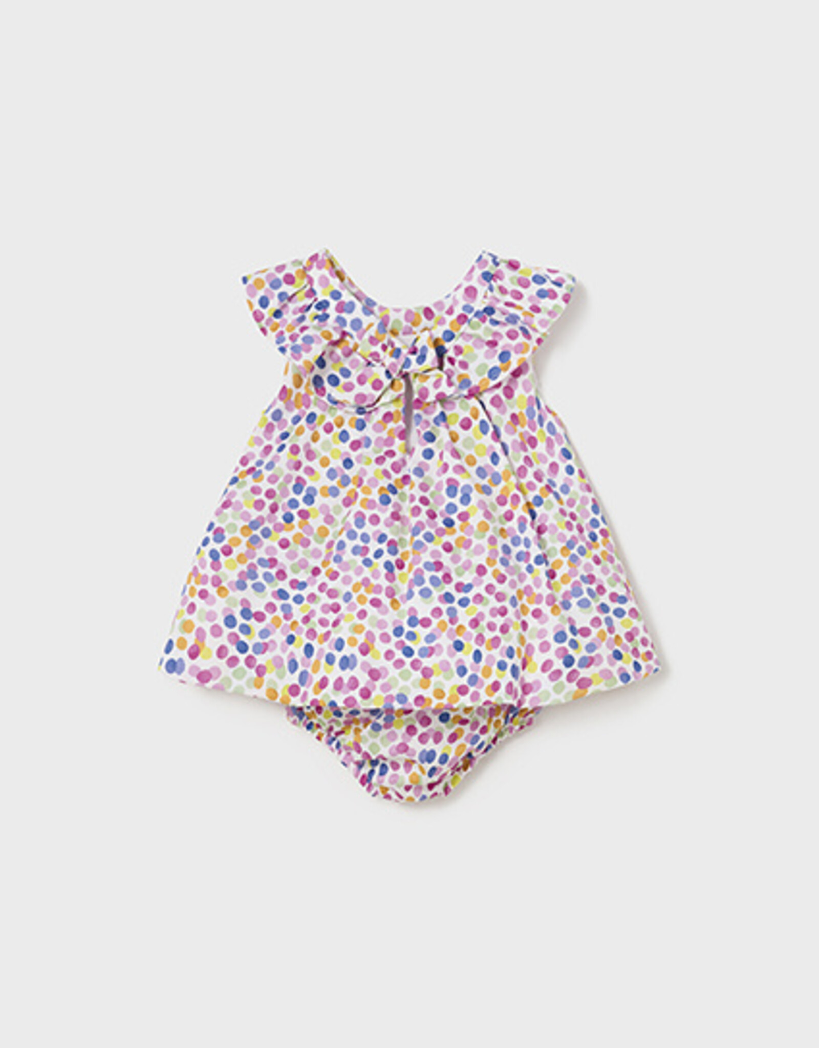 Mayoral Juicy Pink Satin Dress