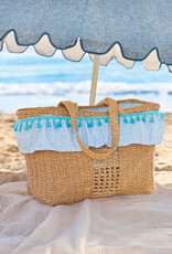 Mayoral Capri Blue Beach Bag