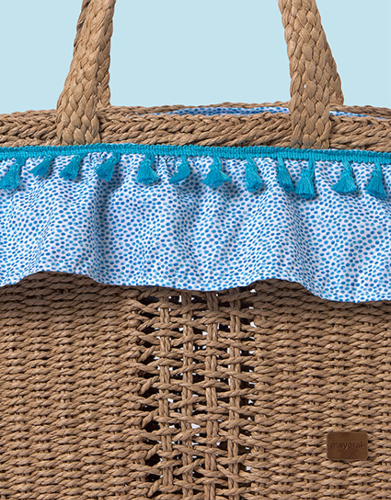 Mayoral Capri Blue Beach Bag