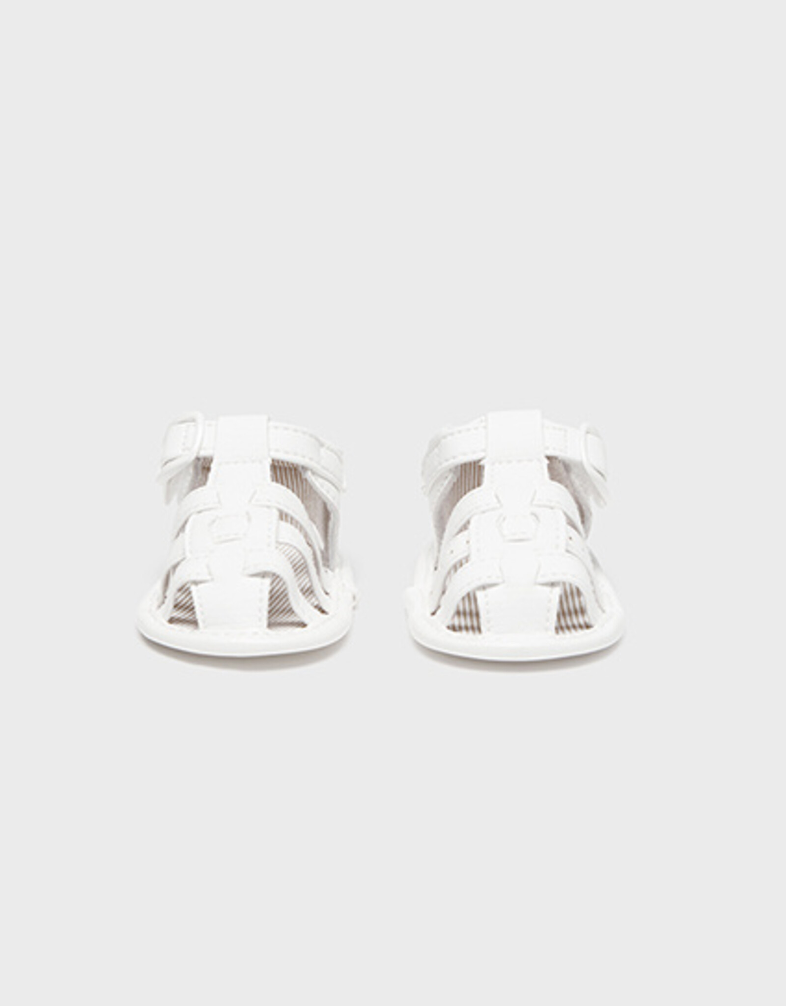 Mayoral White Baby Strappy Sandals