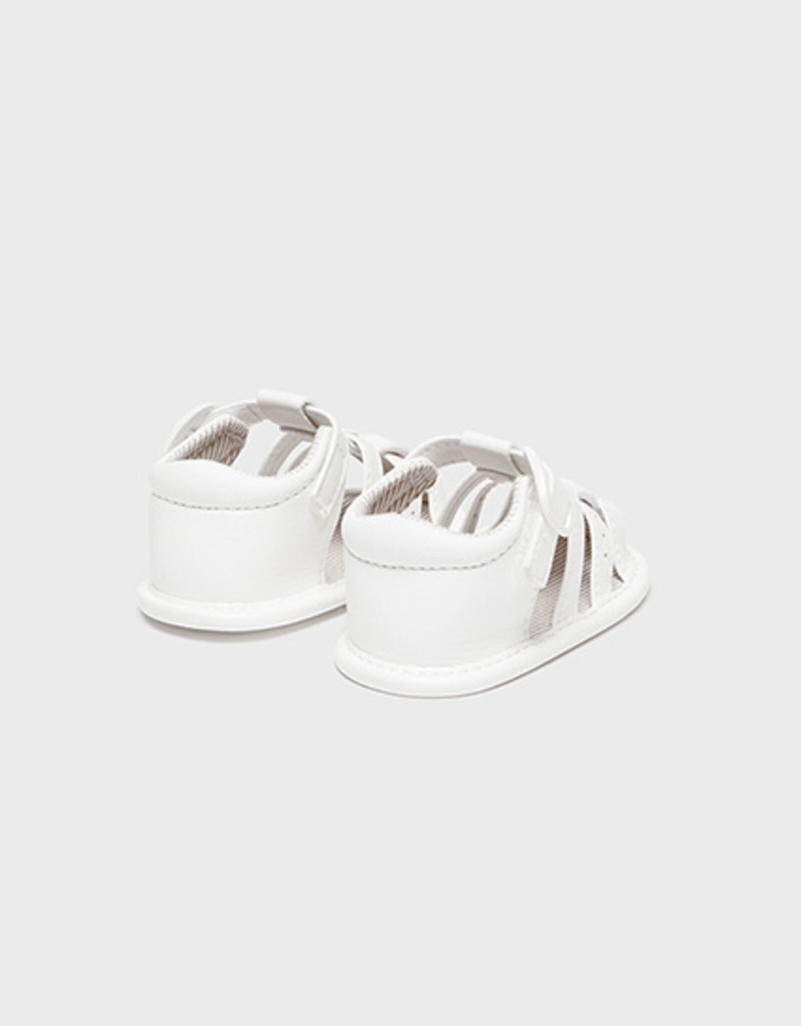Mayoral White Baby Strappy Sandals