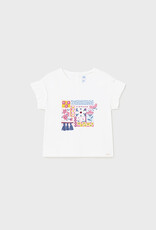 Mayoral White Floral Toddler T-Shirt