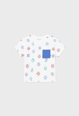 Mayoral White Little Monsters T-Shirt