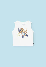 Mayoral White Scuba Tank Top