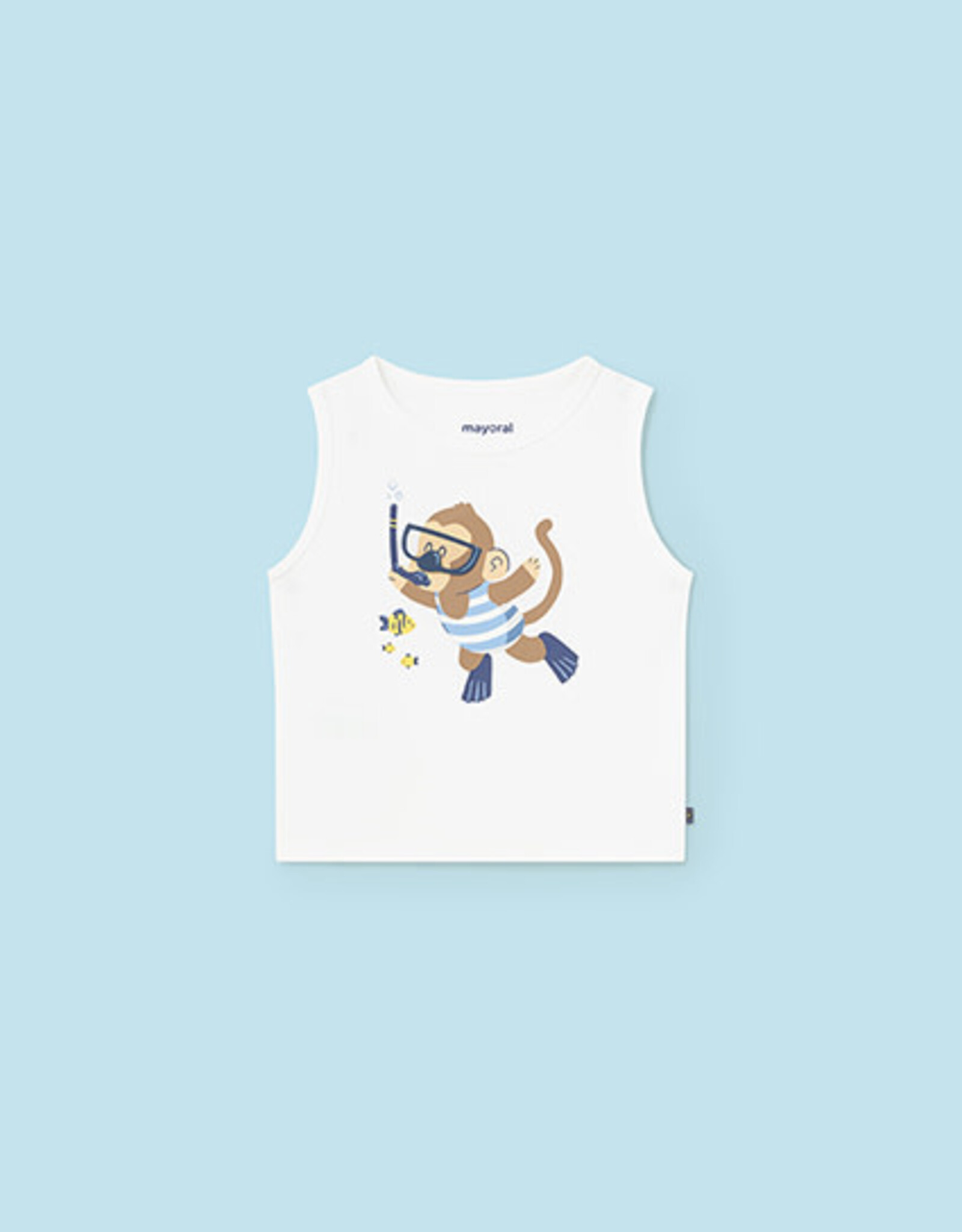 Mayoral White Scuba Tank Top