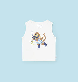 Mayoral White Scuba Tank Top