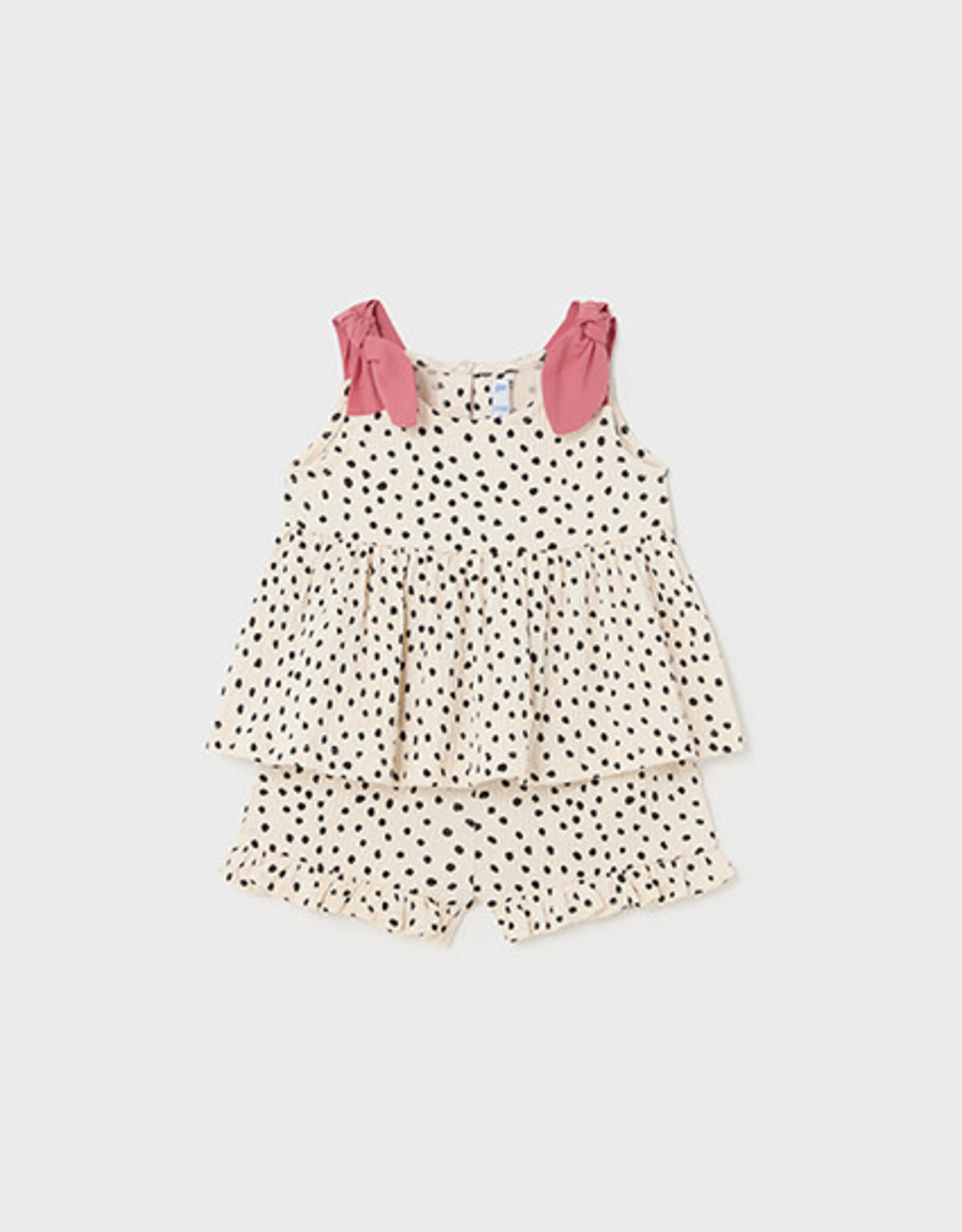 Mayoral Chickpea Bambula Shorts Set