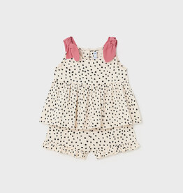 Mayoral Chickpea Bambula Shorts Set