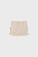 Mayoral Coconut Linen Dressy Shorts
