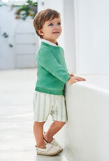 Mayoral Eucalyptus Dressy Linen Short Set