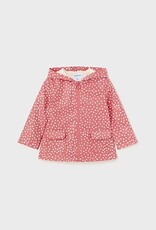 Mayoral Clay Polka Dot Toddler Raincoat