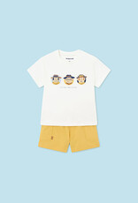 Mayoral Banana Monkeys Knit Set