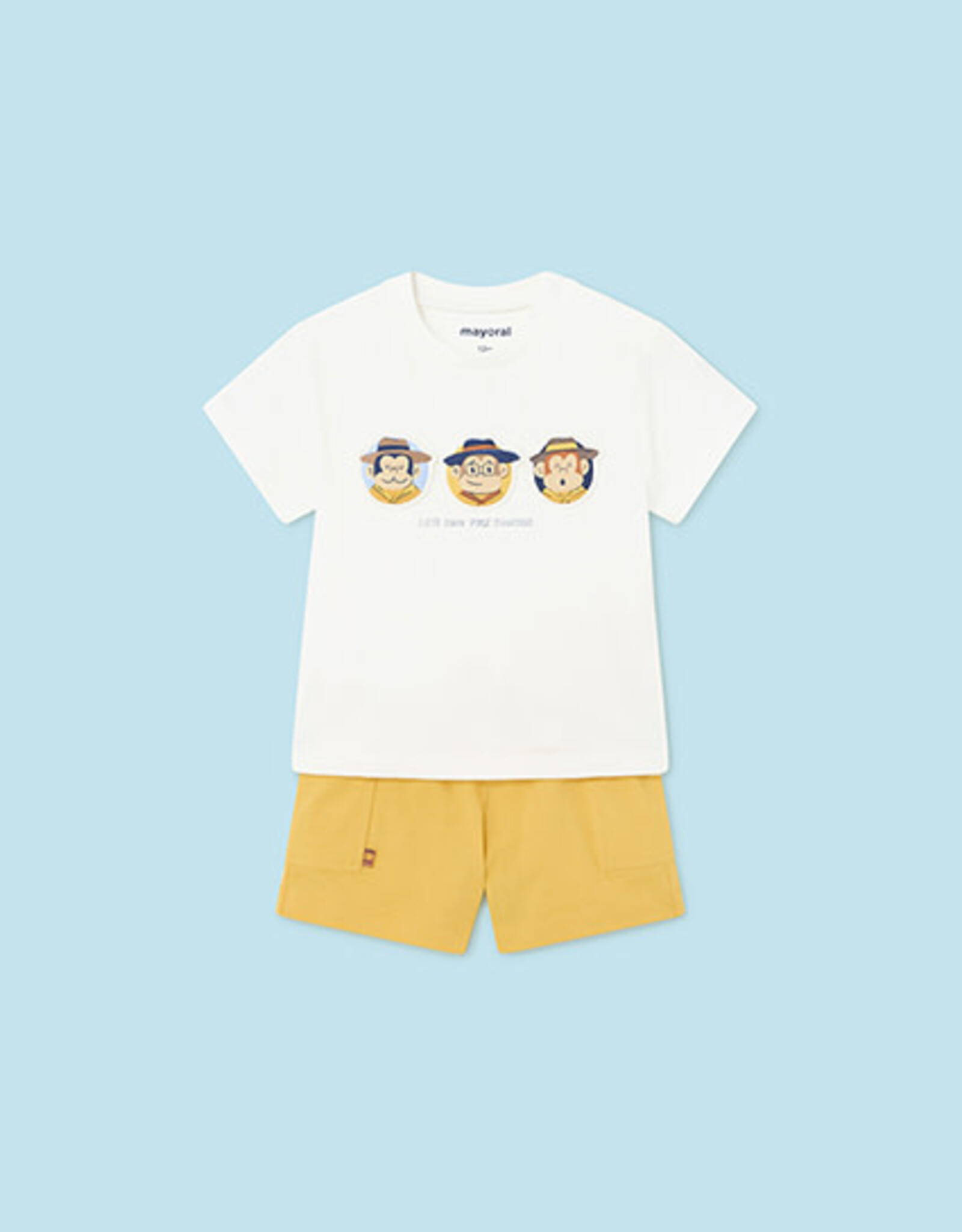 Mayoral Banana Monkeys Knit Set