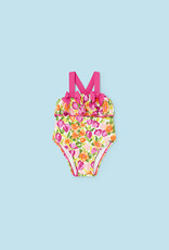 Mayoral Magenta One Piece Swimsuit