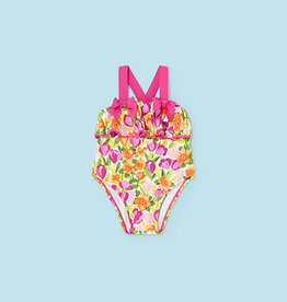 Mayoral Magenta One Piece Swimsuit