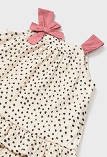 Mayoral Chickpea Polka Dot Dress