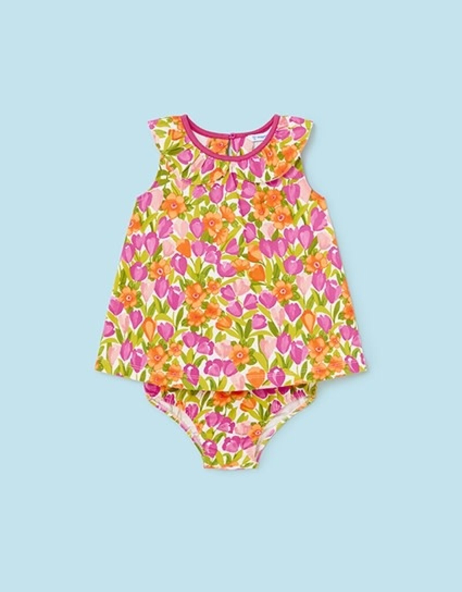 Mayoral Magenta Toddler Dress