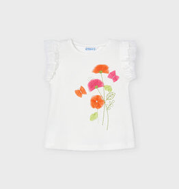 Mayoral Natural Orange Flower T-Shirt