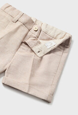 Mayoral Coconut Linen Dressy Shorts