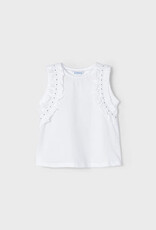 Mayoral White Strap T-shirt