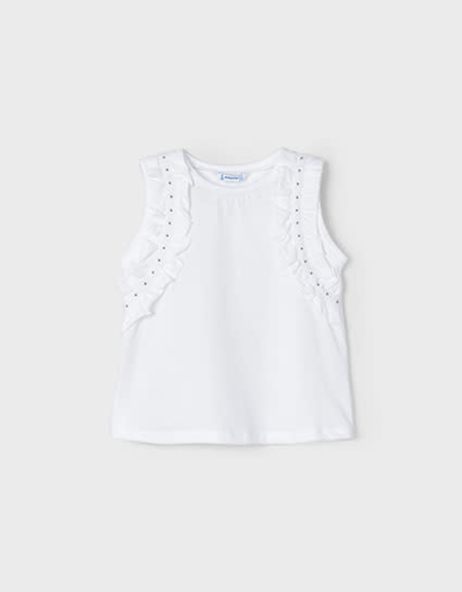 Mayoral White Strap T-shirt