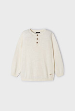 Mayoral Milk Linen Cotton Sweater