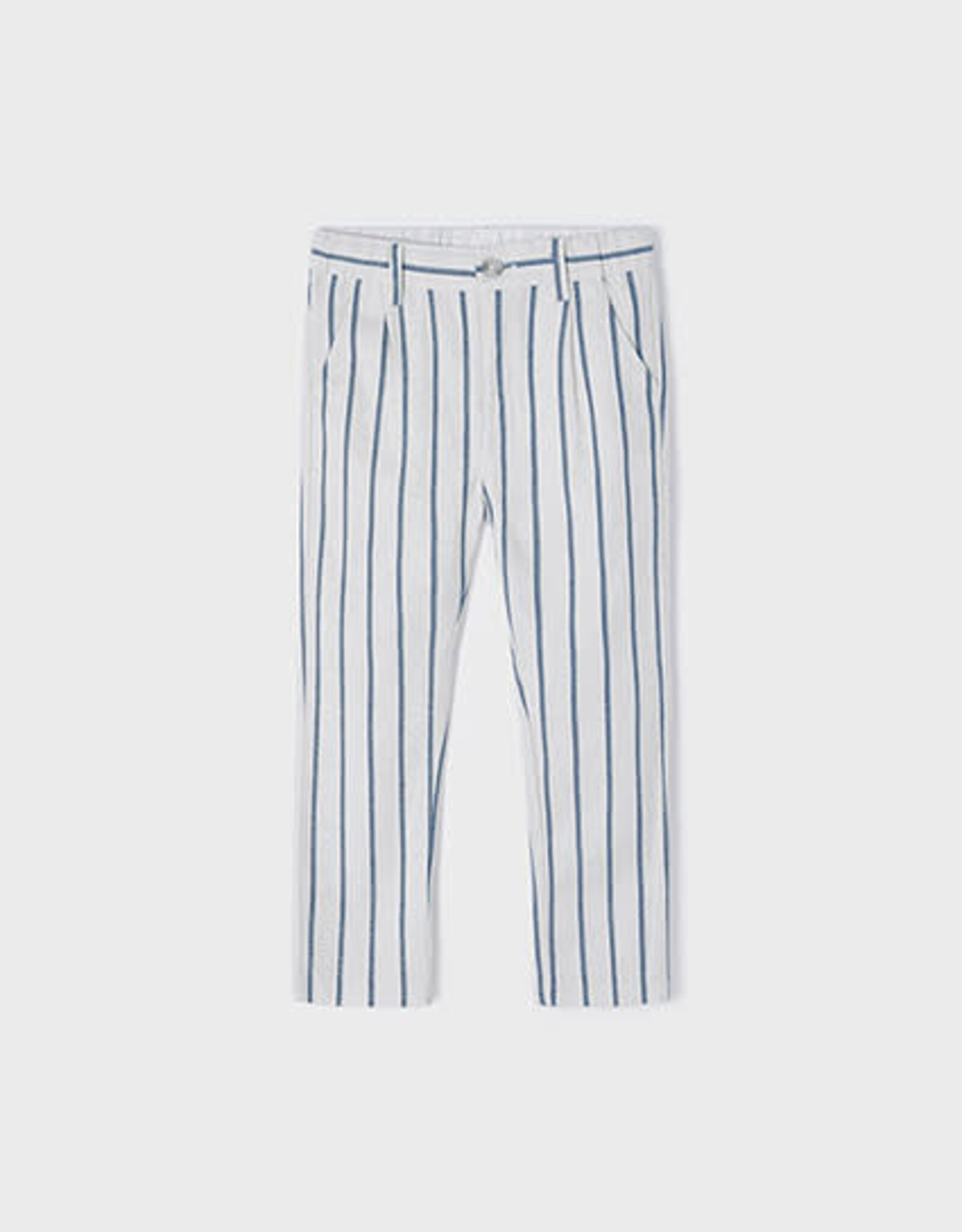 Mayoral Stone Striped Suiting Pants