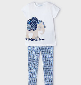 Mayoral Elephant Shirt and Leggings Set