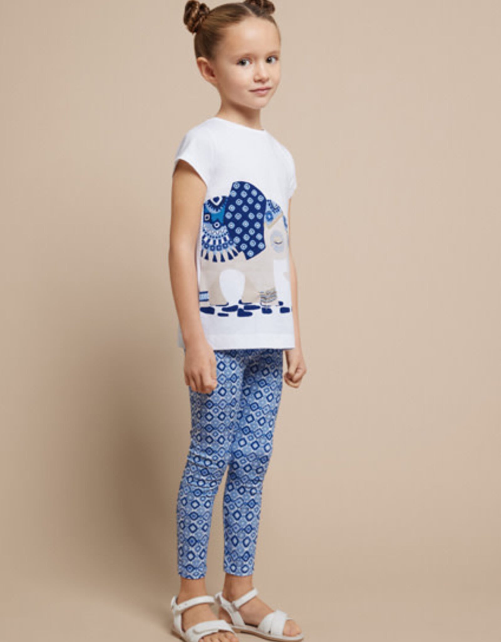 Mayoral Elephant Shirt and Leggings Set