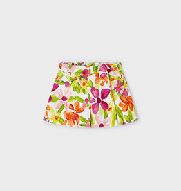 Mayoral Patterned Satin Skort