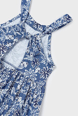 Mayoral Ink Flower Printed Dress