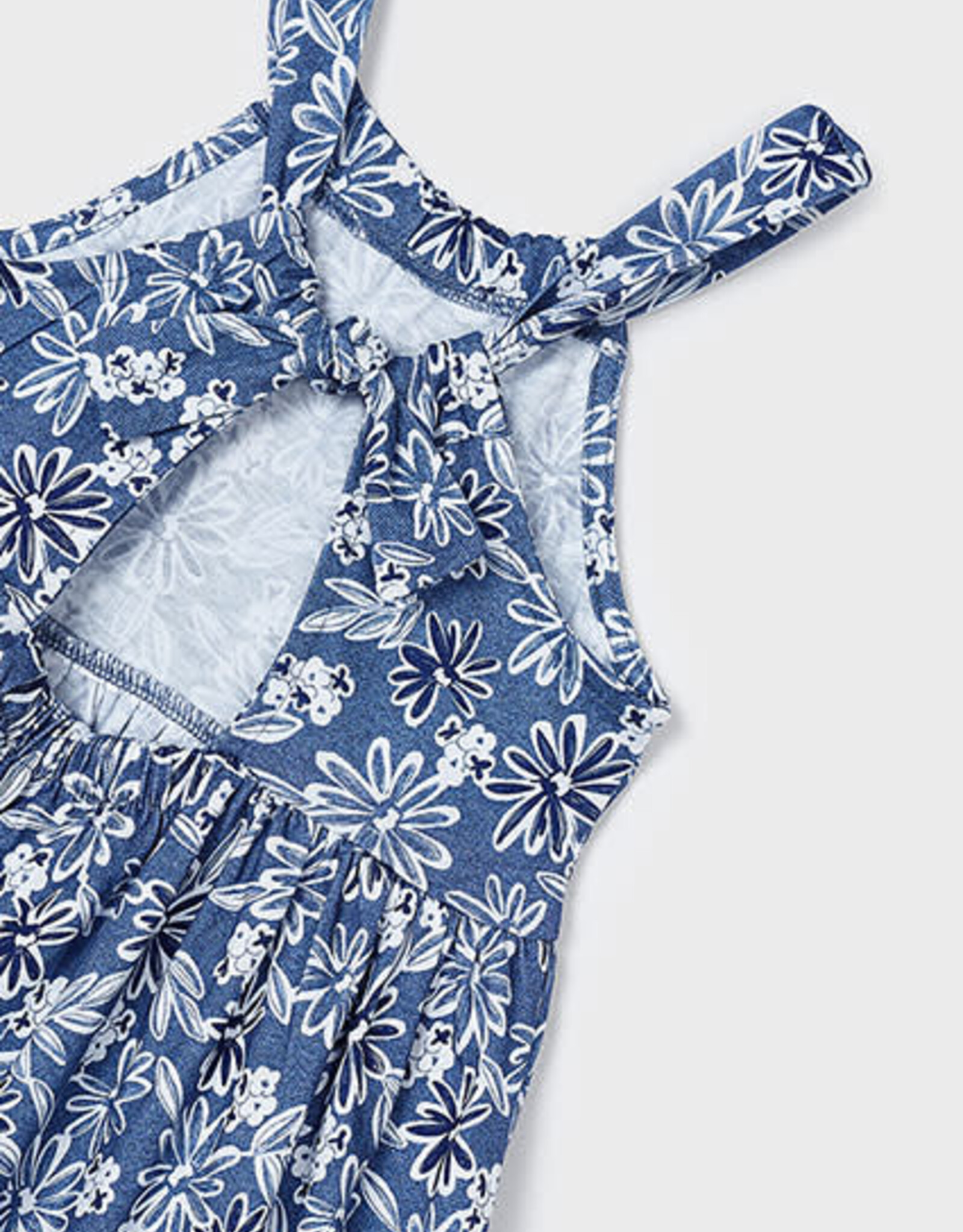 Mayoral Ink Flower Printed Dress