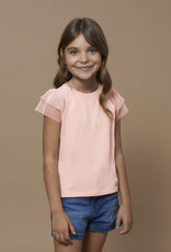 Mayoral Tulip Rose Short Sleeve Shirt