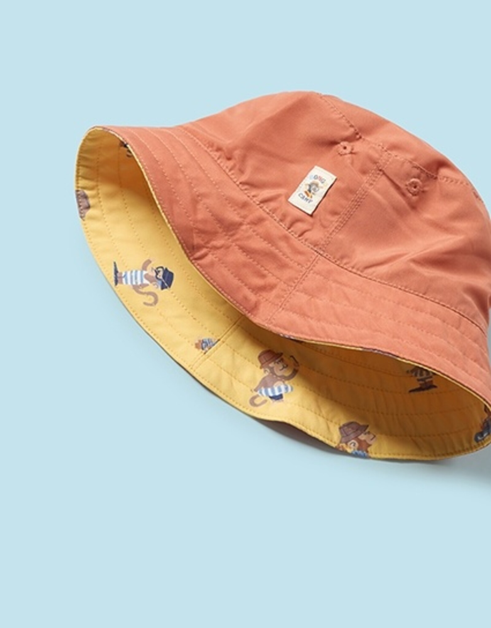 Mayoral Banana Swim short w/bucket hat set