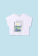 Mayoral White Scenic T-Shirt