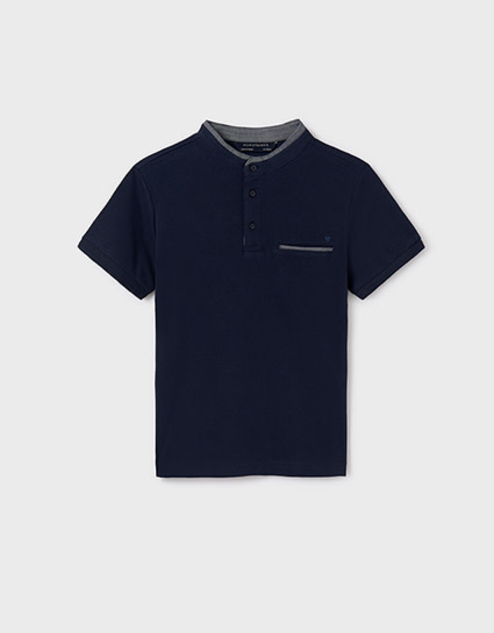 Mayoral Navy Button Polo T-Shirt