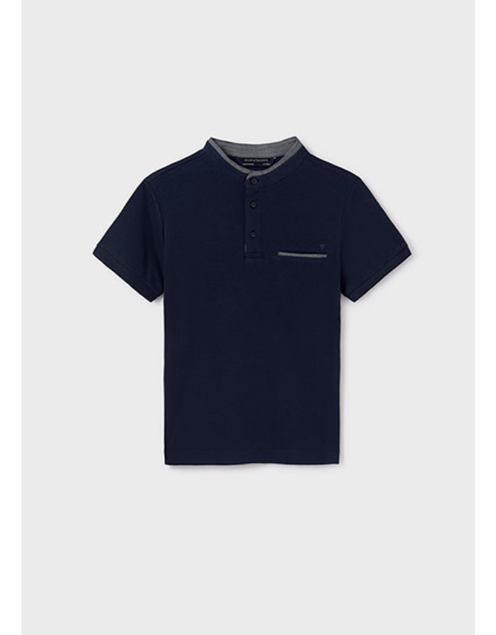 Mayoral Navy Button Polo T-Shirt