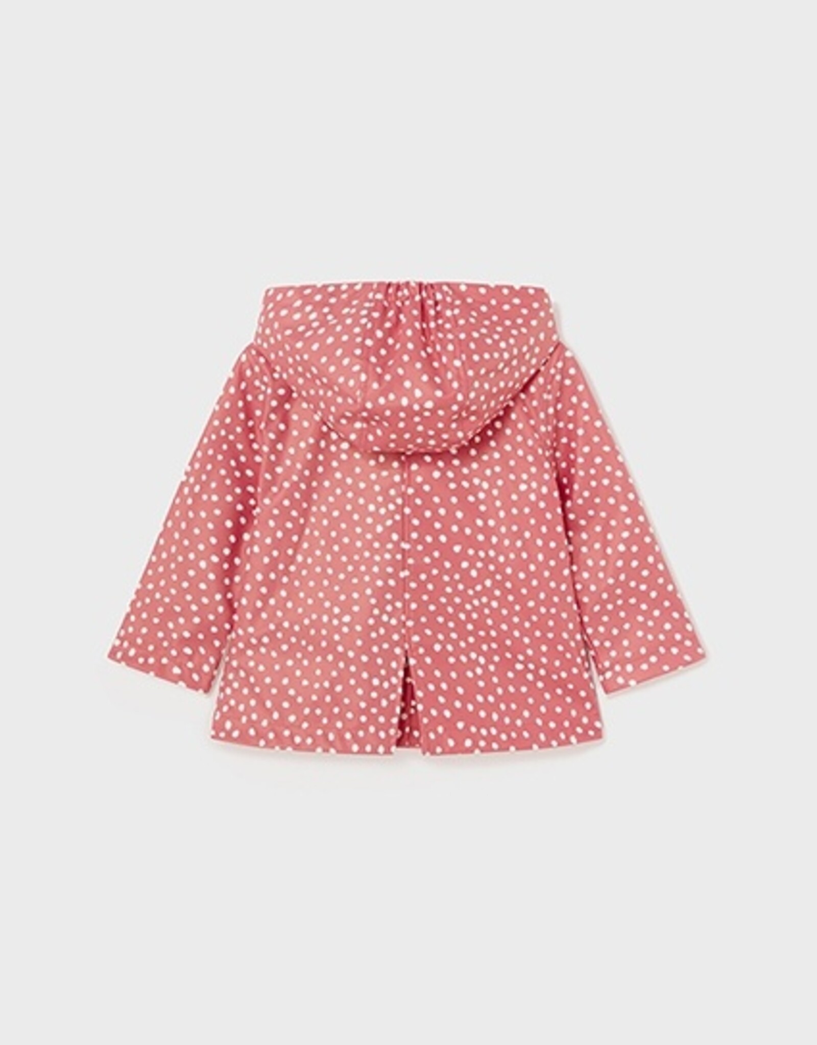 Mayoral Clay Polka Dot Toddler Raincoat