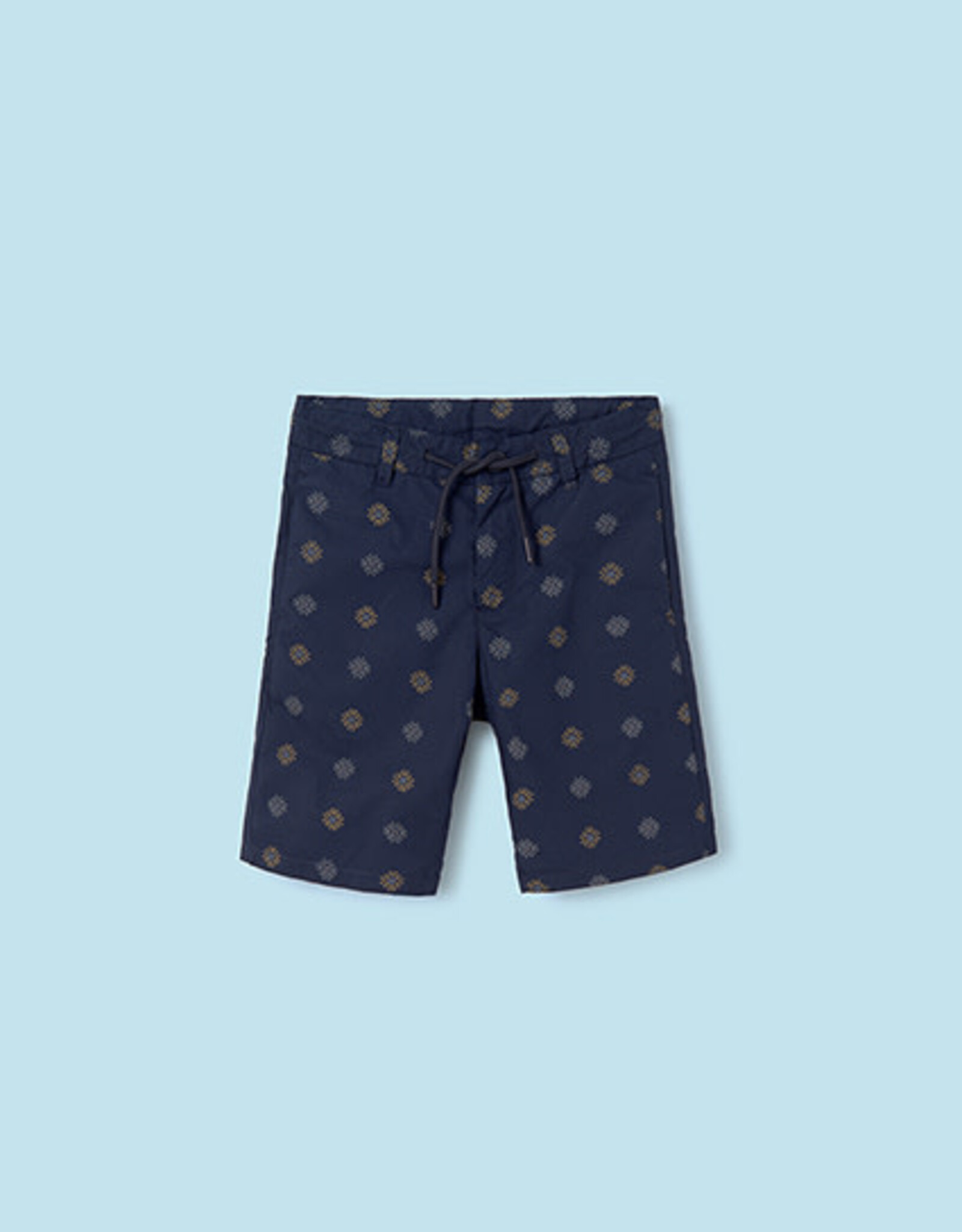 Mayoral Tween Navy Printed Shorts
