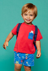 Mayoral Indigo Monsters Swimsuit t-shirt set
