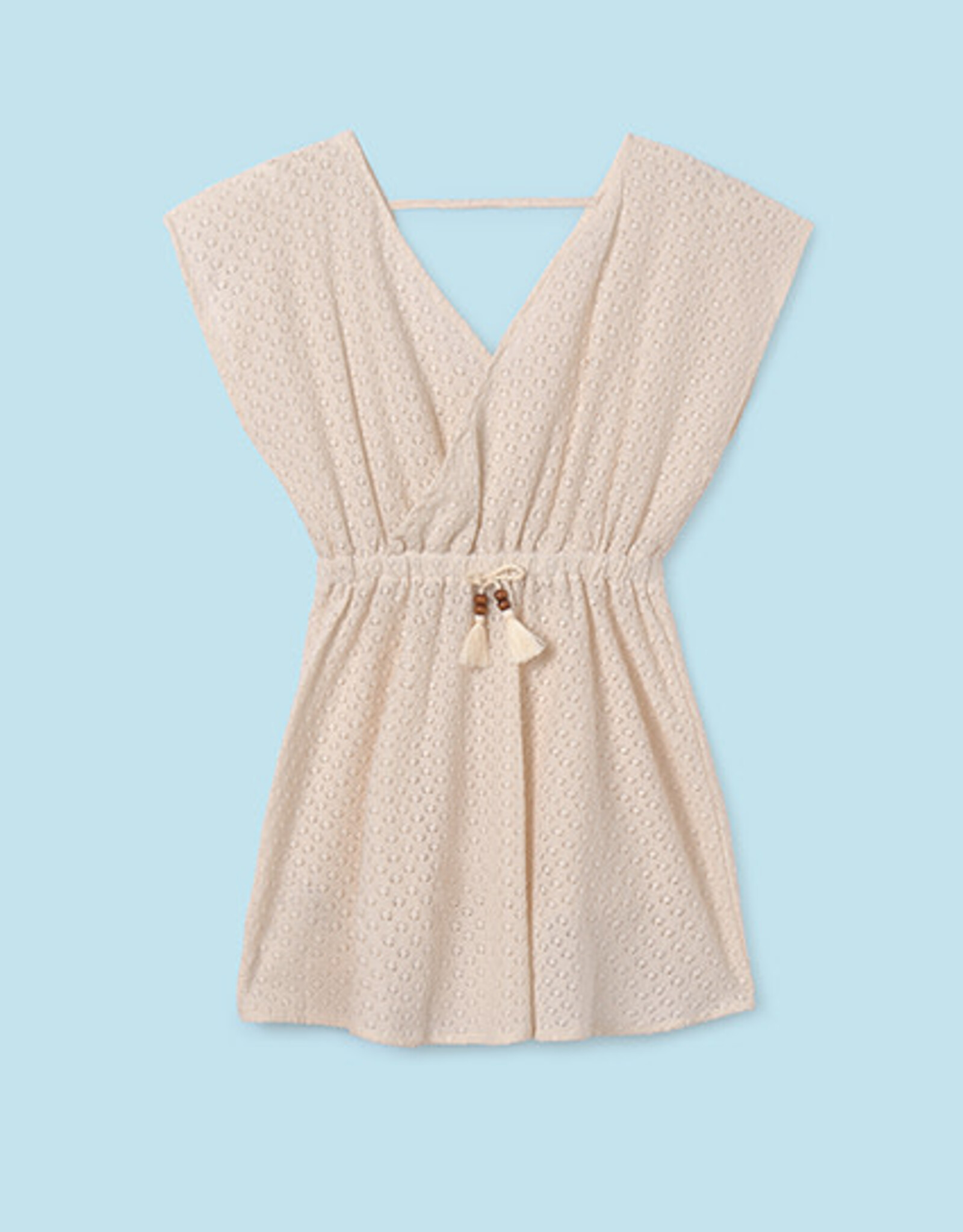 Mayoral Chickpea V-Neck Dress